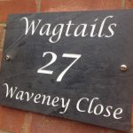 Wagtails house sign